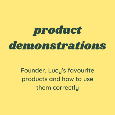 Founder Lucy's favourite Products 💜